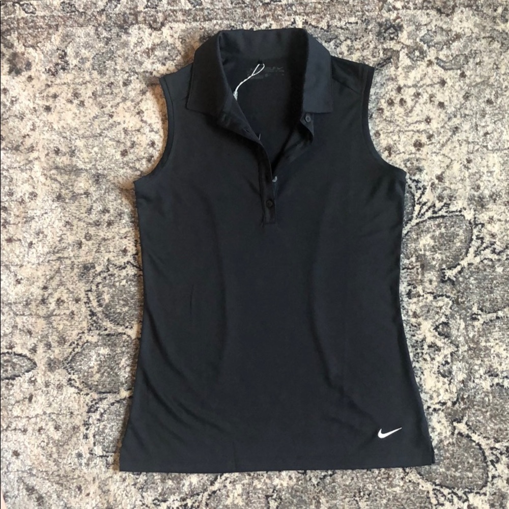 Nike Dry Fit Sleeveless Golf Polo